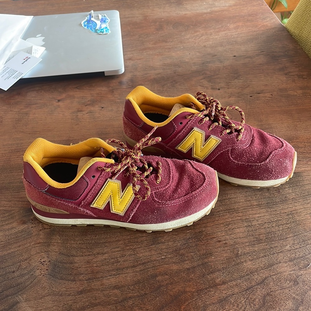 New balance suede sneakers